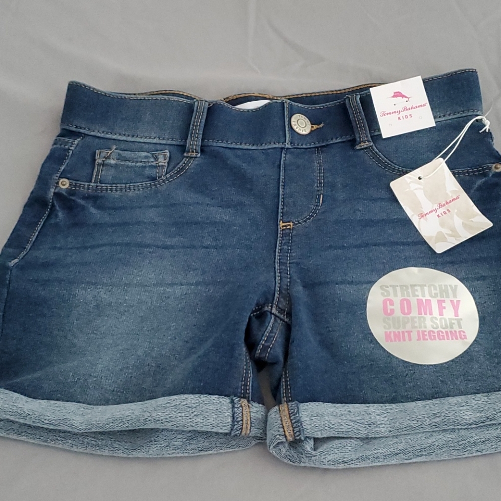 Girls stretchy jean shorts